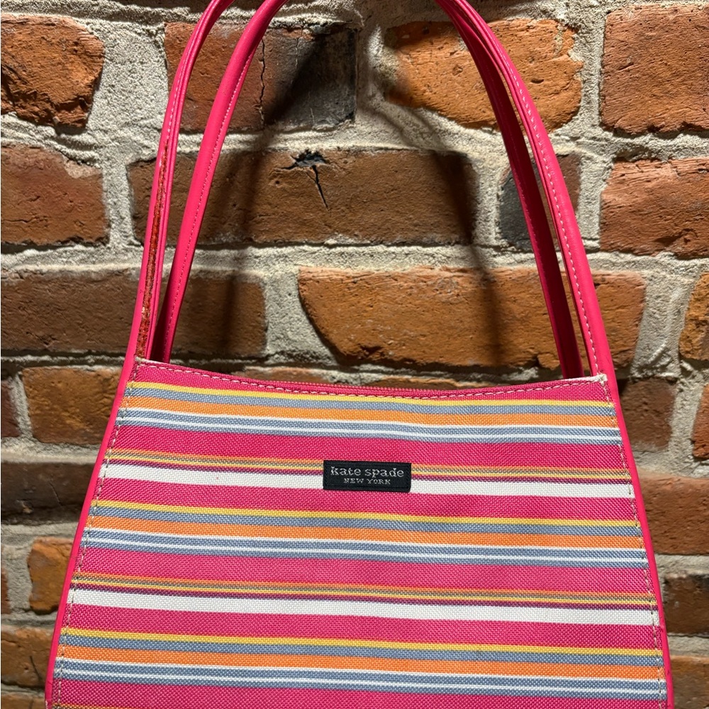 Kate Spade Multicolor Striped Y2K Bag